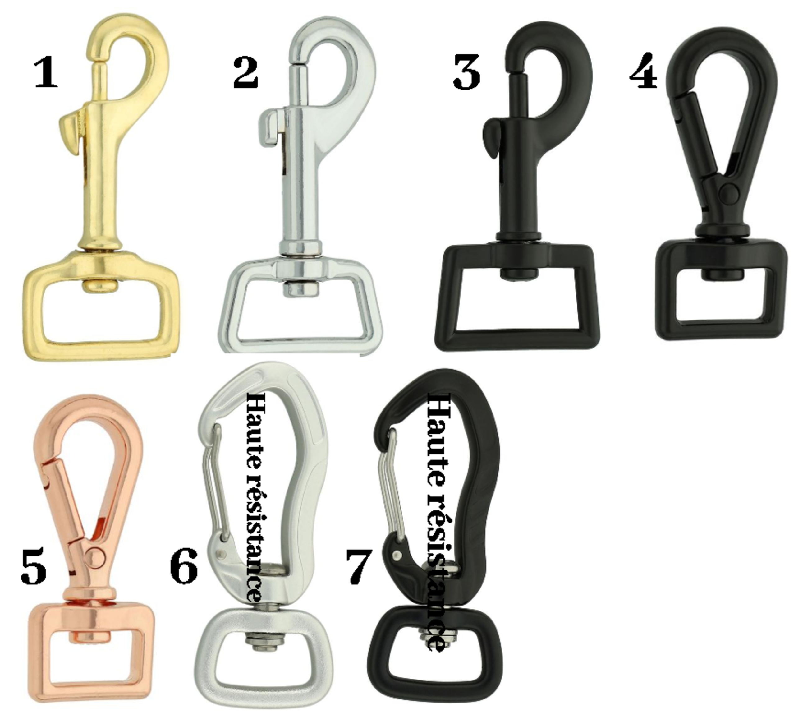 Laisse multi positions 3 m en 25 mm
