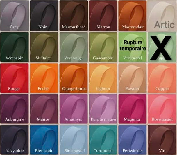 couleur biothane