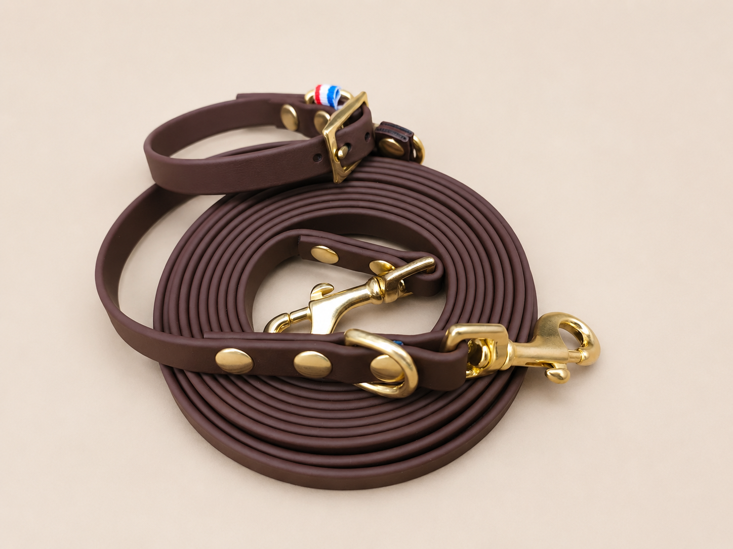 Laisse multi position 3 m en 13 mm Spécial petit chien ( chat)